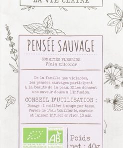 Alternative view of Pensée sauvage plante bio