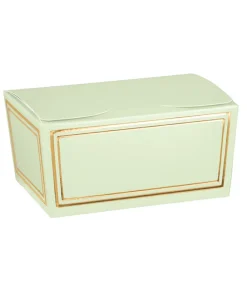 Alternative view of Ballotin vert liseré 250 grammes par 10