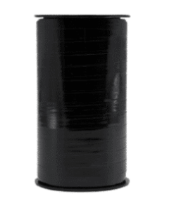 Bobine bolduc noir « Miroir » 100m x 7mm