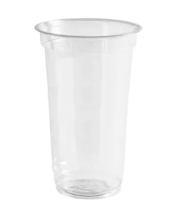 Alternative view of Pot plastique recyclé Ø95 rPET 500/650 ml par 50