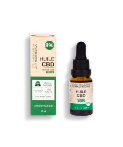 Alternative view of Huile CBD spectre large 8% (1200mg) naturelle