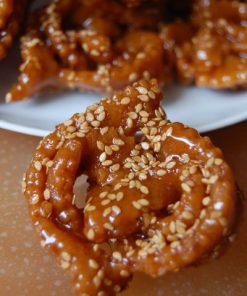Alternative view of Chebakia aux amandes et aux sésames (lot de 5 kilo)