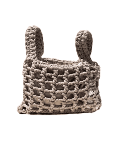 Alternative view of Sac en crochet beige « Thalia » avec pochette waterproof