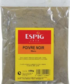 POIVRE NOIR MOULU 50G Espig